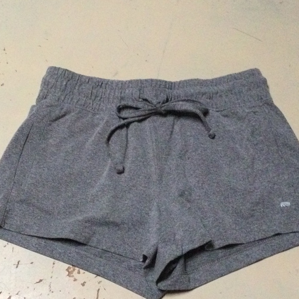 Women's Gray Casual Shorts Marika S pockets stretchy waist